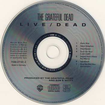 CD The Grateful Dead: Live/Dead