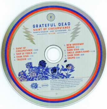3CD The Grateful Dead: Saint Of Circumstance (Giants Stadium · East Rutherford · NJ · 6/17/91)