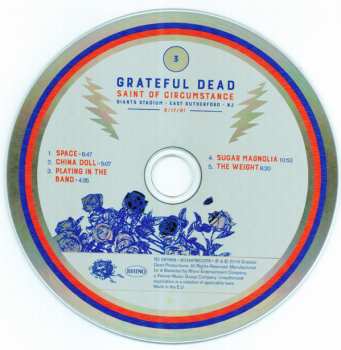 3CD The Grateful Dead: Saint Of Circumstance (Giants Stadium · East Rutherford · NJ · 6/17/91)
