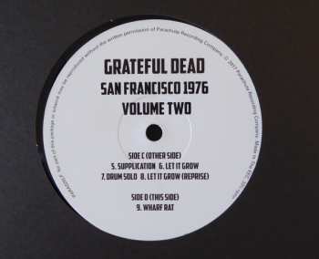 2LP The Grateful Dead: San Francisco 1976 Volume Two