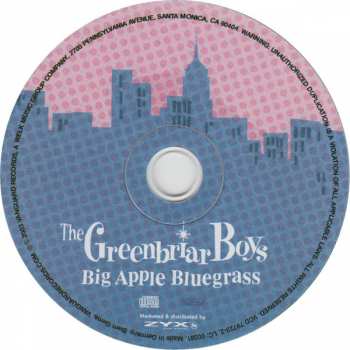 CD The Greenbriar Boys: Big Apple Bluegrass