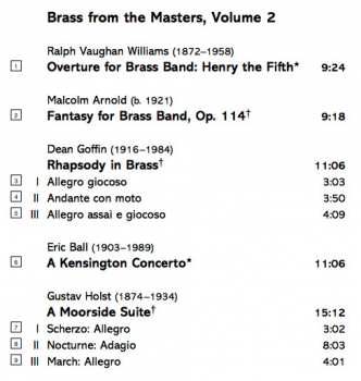 CD The Grimethorpe Colliery Band: Brass From The Masters Volume 2