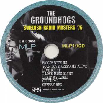 CD The Groundhogs: Swedish Radio Masters '76