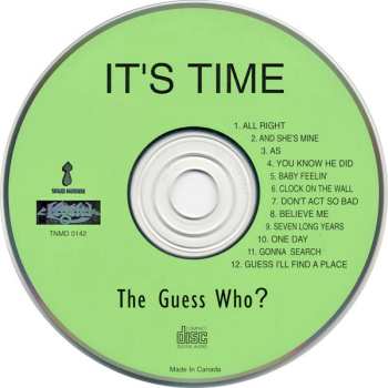 CD The Guess Who: It's Time