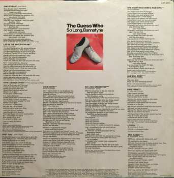 LP The Guess Who: So Long, Bannatyne