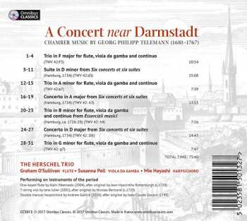 CD The Herschel Trio: A Concert Near Darmstadt: Chamber Music By Telemann