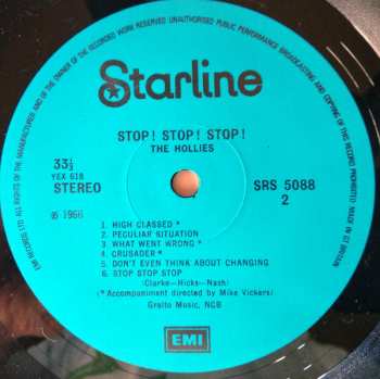 LP The Hollies: Stop! Stop! Stop!