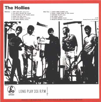 5CD/Set di cofanetti The Hollies: Original Album Series