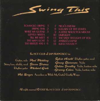 CD The Hot Club Of San Francisco: Swing This