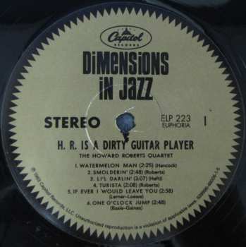LP The Howard Roberts Quartet: H.R. Is A Dirty Guitar Player