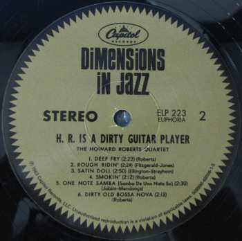 LP The Howard Roberts Quartet: H.R. Is A Dirty Guitar Player