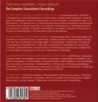 4CD/Set di cofanetti The Ian Campbell Folk Group: The Complete Transatlantic Recordings