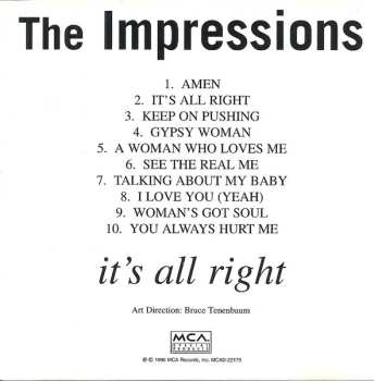 CD The Impressions: It's All Right