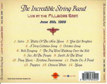 CD The Incredible String Band: Live At The Fillmore East (June 5th,1968)