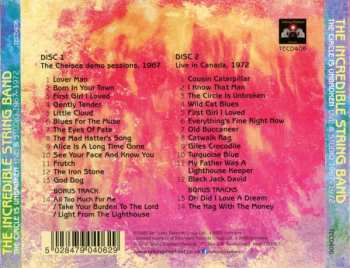 2CD The Incredible String Band: The Circle Is Unbroken: Live And Studio 1967-1972