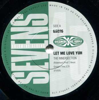 Album The Innersection: Let Me Love Yuh / Is There Anything I Can Do