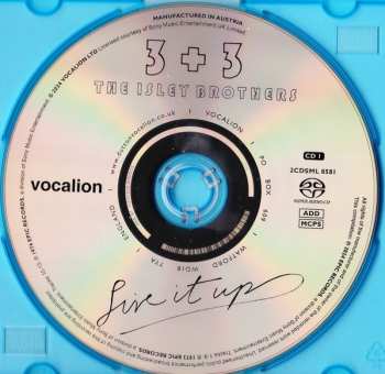 2SACD The Isley Brothers: 3+3, Live It Up & Go For Your Guns