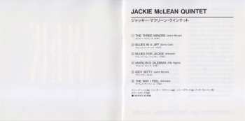 CD Jackie McLean Quintet: Jackie McLean Quintet