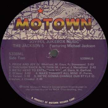LP Michael Jackson: Joyful Jukebox Music