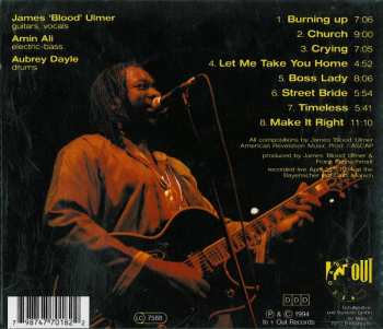 CD The James Blood Ulmer Blues Experience: Live At The Bayerischer Hof