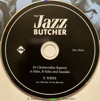 4CD/Set di cofanetti The Jazz Butcher: Dr Cholmondley Repents: A-Sides, B-Sides and Seasides