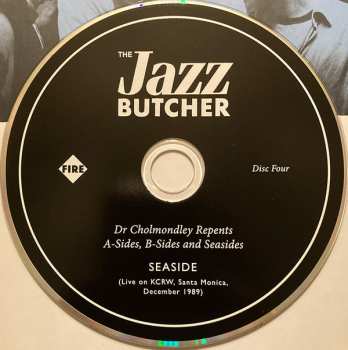 4CD/Set di cofanetti The Jazz Butcher: Dr Cholmondley Repents: A-Sides, B-Sides and Seasides