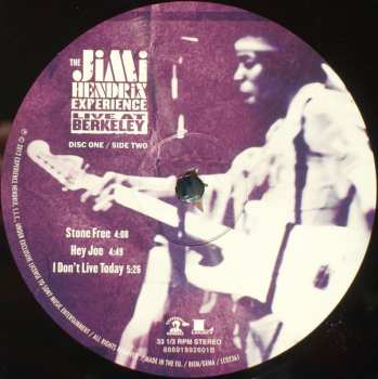 2LP The Jimi Hendrix Experience: Live At Berkeley