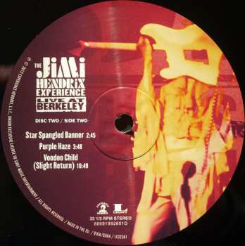 2LP The Jimi Hendrix Experience: Live At Berkeley
