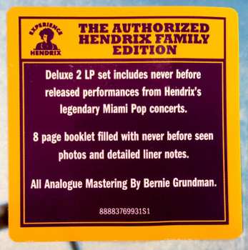 2LP The Jimi Hendrix Experience: Miami Pop Festival
