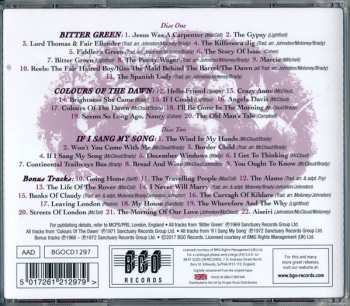 2CD The Johnstons: Bitter Green/Colours of the Dawn/If I Sang My Song + Bonus Tracks
