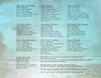CD The Keith Reid Project: In My Head DIGI