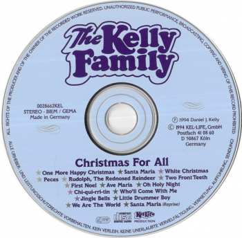 CD The Kelly Family: Christmas For All