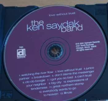 CD The Ken Saydak Band: Love Without Trust