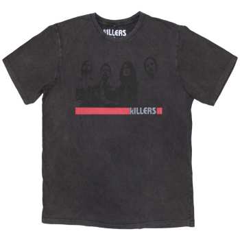 Merch The Killers: Stone Wash Maglietta Band Photo Mono