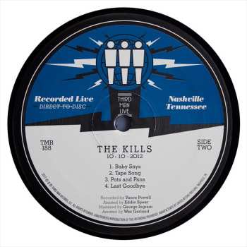 LP The Kills: Live At Third Man Records