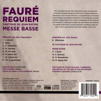 SACD The King's College Choir Of Cambridge: Requiem