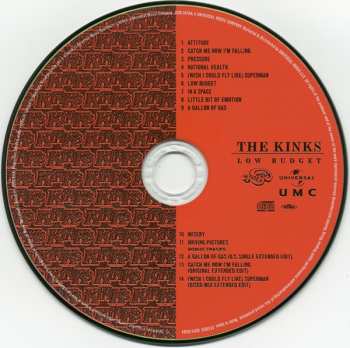 CD The Kinks: Low Budget 