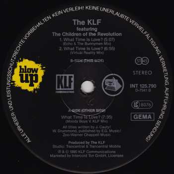 LP The KLF: What Time Is Love? (Remodelled & Remixed)