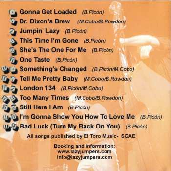 CD The Lazy Jumpers: Bad Luck (Turn My Back On You)