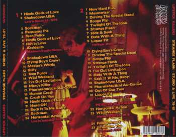 2CD The Lipstick Killers: Strange Flash - Studio & Live '78-81 + Psycho Surgeons '76-78 LTD