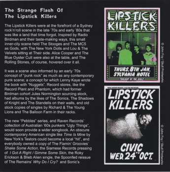 2CD The Lipstick Killers: Strange Flash - Studio & Live '78-81 + Psycho Surgeons '76-78 LTD