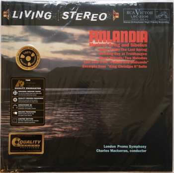 LP Edvard Grieg: Finlandia—Music Of Grieg And Sibelius