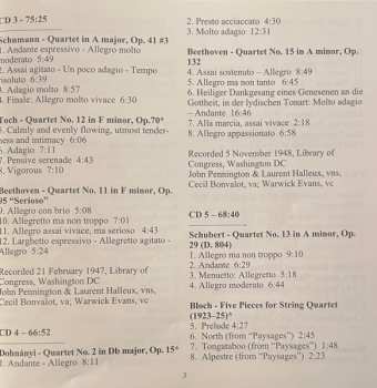 8CD/Set di cofanetti London String Quartet: 1917-1951 Recordings