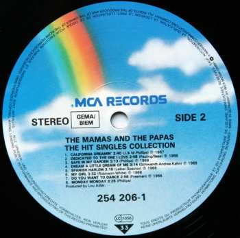 LP The Mamas & The Papas: The Hit Singles Collection