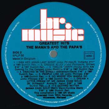 LP The Mamas & The Papas: Greatest Hits