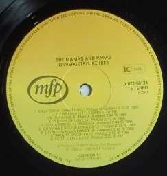 LP The Mamas & The Papas: The Best Of...