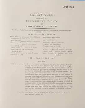 4LP/Set di cofanetti William Shakespeare: Coriolanus