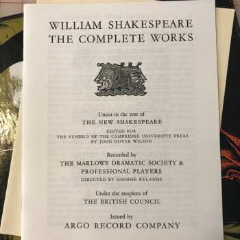 4LP/Set di cofanetti The Marlowe Dramatic Society And Professional Players: Henry VIII