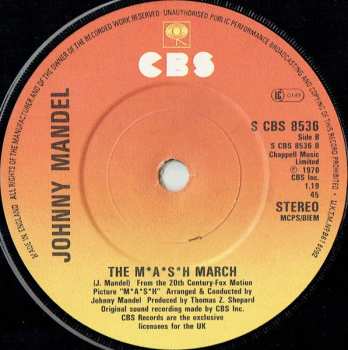 SP The Mash: Theme From M*A*S*H (Suicide Is Painless)