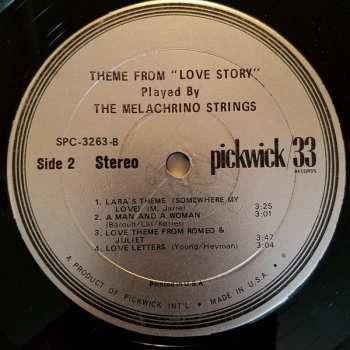 LP The Melachrino Strings: Theme From "Love Story" Played By The Melachrino Strings